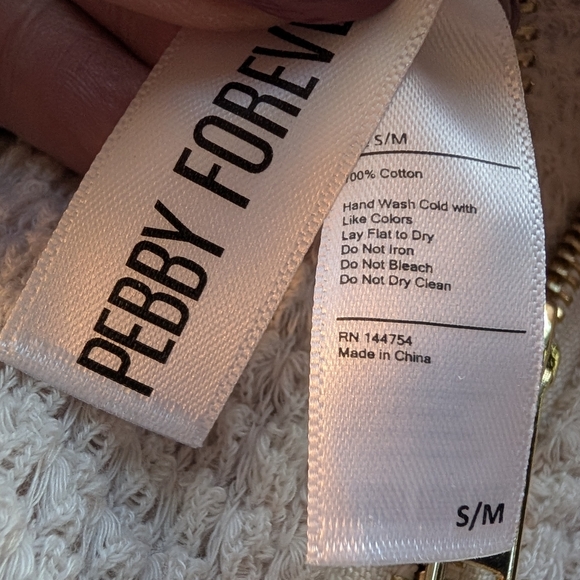 CAUGHT YOU LOOKIN SIDE SLIT THERMAL ZIP UP - Picture 8 of 8